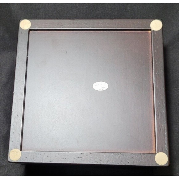 Wine Stopper Set Fat Golfer Wood Box Ceramic Tile Inset W/Box Jennifer Garant - Picture 6 of 12